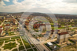 City of Grozny view from above
