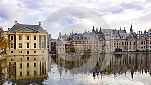 City The Hague Den Haag . Historical government complex Binnenhof