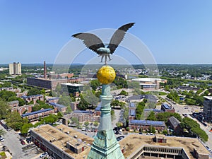 City Hall aerial view, Lowell, Massachusetts, USA