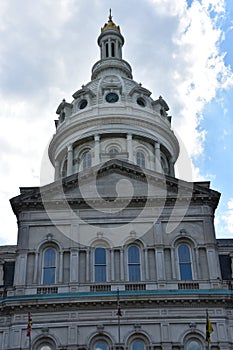 The City Hall in Baltimore, Maryland
