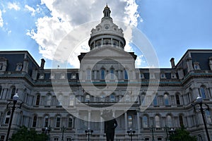 The City Hall in Baltimore, Maryland