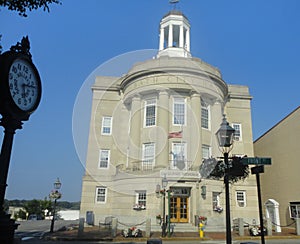 City Hall building in Bath, Maine photo