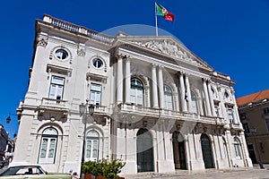 City Hall building Camara Municipal in Lisbon, Portugal photo