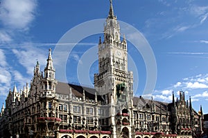 City hall building in munich