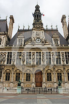 City Hall building in Paris, France