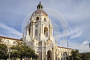 The city hall building of Pasadena, California photo