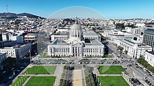 City Hall Building at San Francisco in California United States.