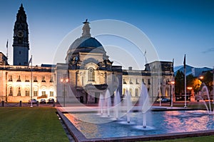 City Hall, Cardiff, UK photo