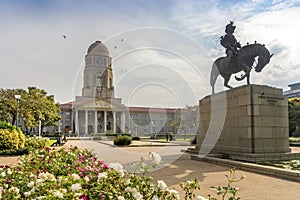 City hall in city center of Pretoria, South Africa photo