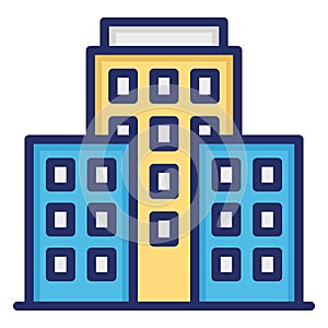 City hall, city home Isolated Vector Icon which can be easily modified or edit