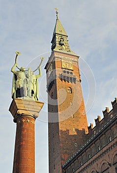 City hall clocktower, Copenhagen