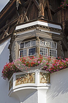 City Hall Detail in Schliersee