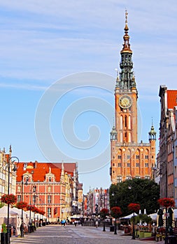 City Hall in Gdansk, Poland