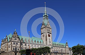 City Hall of Hamburg, Germany