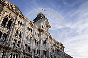 City Hall and Italian flag