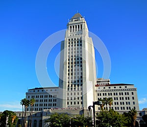 City Hall of Los Angeles California in USA