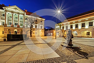 City Hall in main square Rynek of Kielce