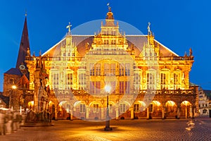 City Hall on Market Square in Bremen, Germany