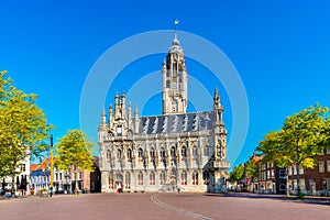 City Hall of Middelburg Zeeland Netherlands
