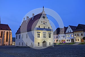 City hall in old city of Bardejov, Slov