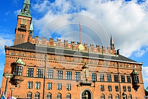 City Hall in the Old Town in Copenhagen, Denmark