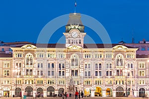 City Hall, Palazzo del Municipio, Trieste, Italy.