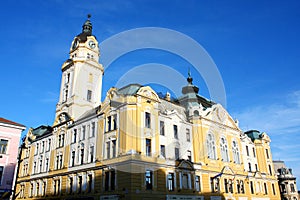 City hall in Pecs, Hungary. City in Baranya county