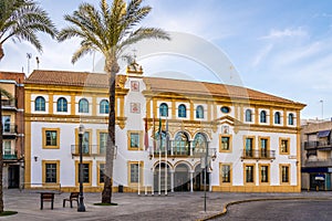 City hall at the place of Constitution in Dos Hermanas town near Sevilla - Spain