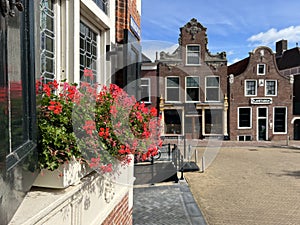 The city hall and planetarium in Franeker