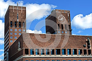 City Hall (Radhuset), Oslo, Norway photo