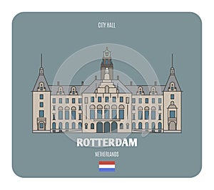 City Hall in Rotterdam, Netherlands