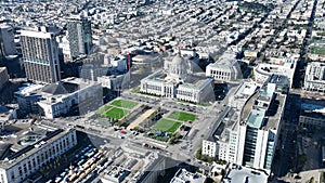 City Hall at San Francisco in California United States.