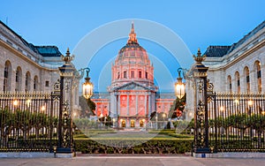 City hall of San Francisco Civic Center