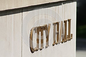 City Hall Sign