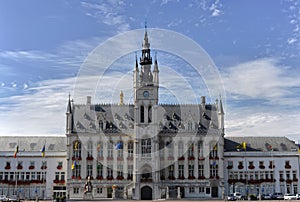 City hall of sint-niklaas in Belgium