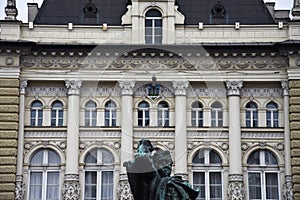 City Hall and Svetozar Miletic Monument