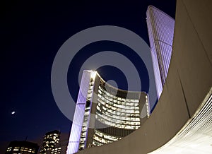 City Hall Toronto night photo