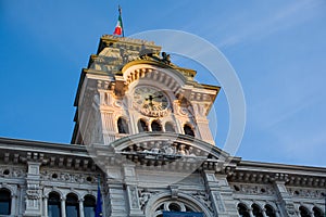 The city hall tower of Trieste