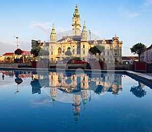 City hall in town Gyor, Hungary