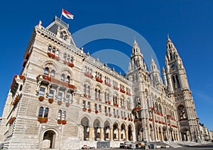 City Hall in Vienna, in the District Innere Stadt