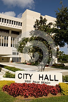 City Hall at West Palm Beach Florida