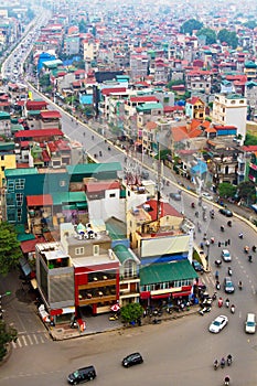 The city(Hanoi) of Vietnam