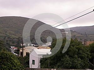 City of Haria and it`s surrounding nature, Lanzarote, Canary Islands