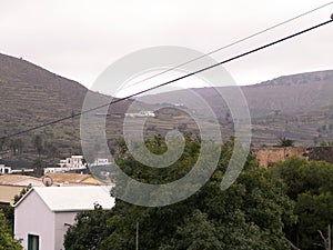 City of Haria and it`s surrounding nature, Lanzarote, Canary Islands