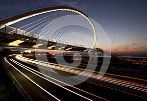 City highway at night