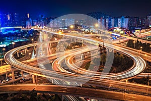 City interchange overpass