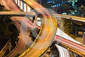 City interchange overpass highway