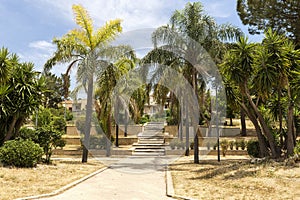 The City and its Urban Parks In Comiso, Province of Ragusa, Sicily, Italy.