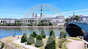 City of Jeanne Darc, Rouen - France, incredible architecture, located in Normandy where D Day is remembered.