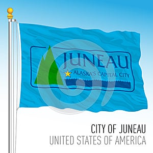 City of Juneau flag, Alaska, United States